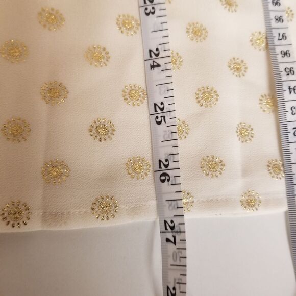 Michael Kors Metallic Gold Sleeveless Chain Top Medium - Picture 12 of 15